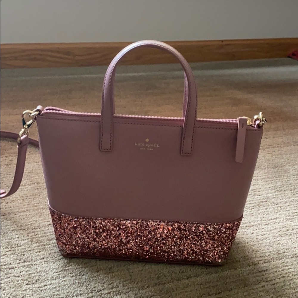 Pink/Blush Sequin Kate Spade Crossbody